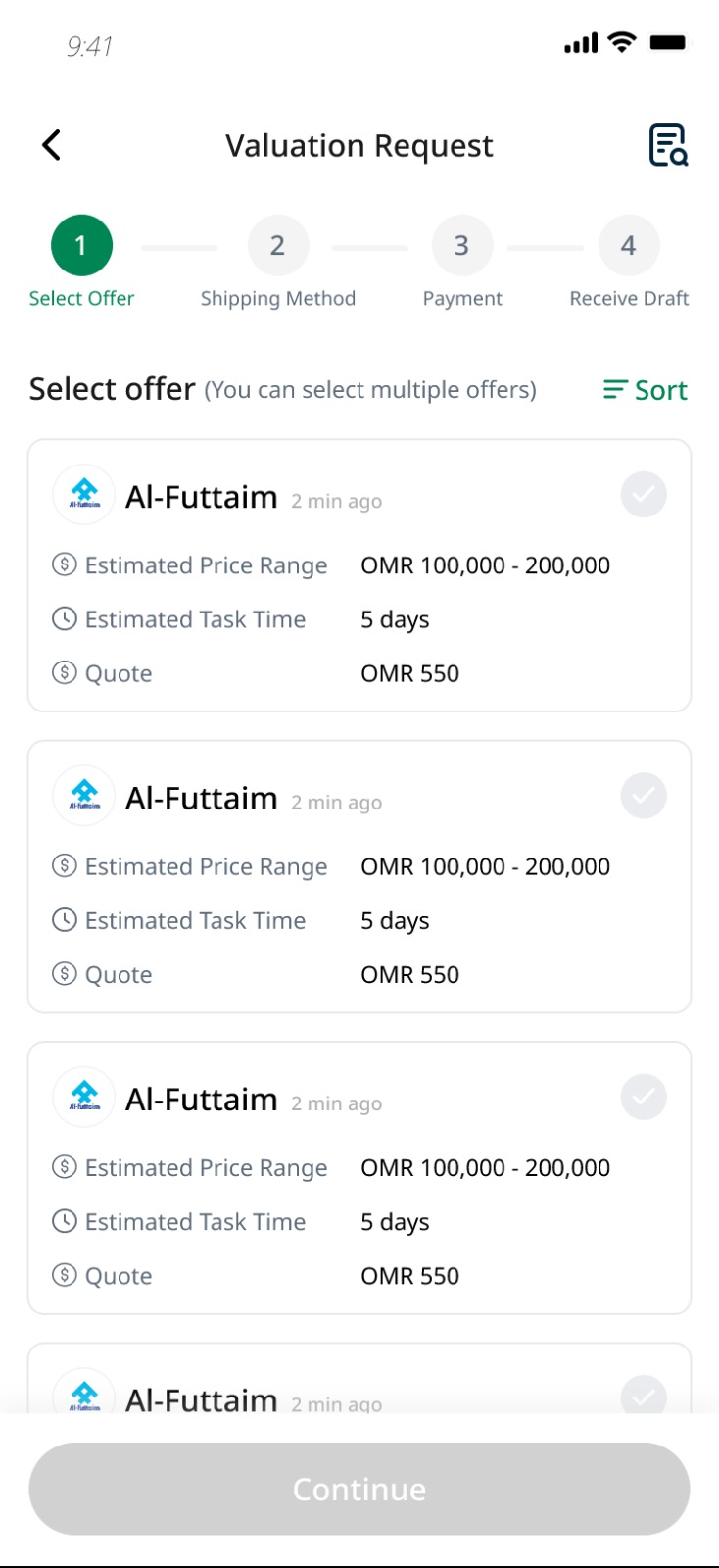 Select Your Offer